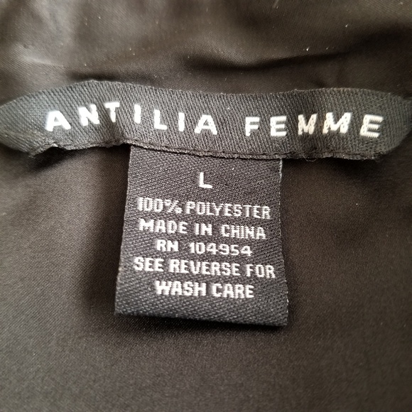 Black Ruffled Blouse - Picture 5 of 5